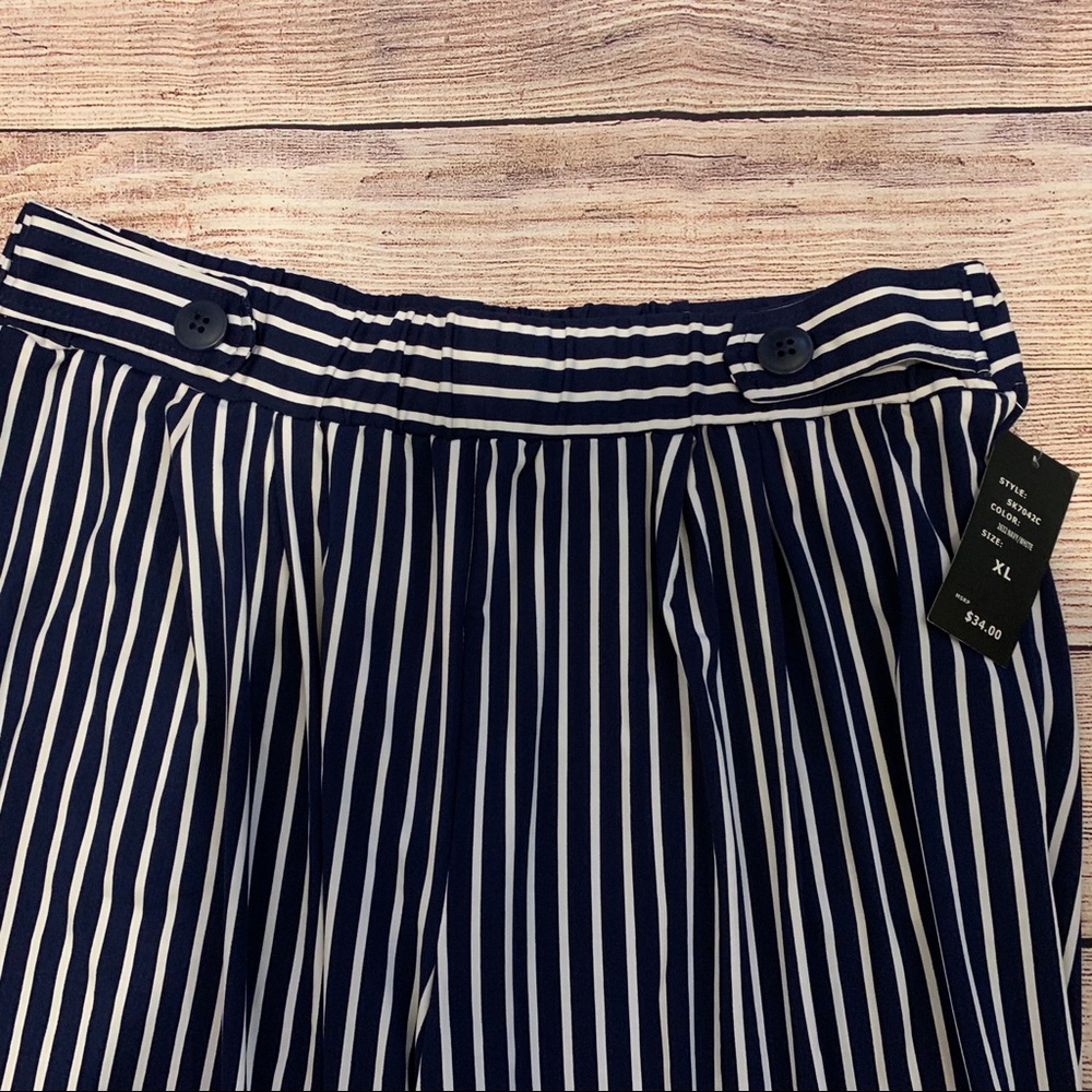🆕 Robert Louis Striped Wide Leg Pants SZ XL - Picture 4 of 5